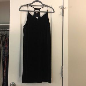 New with tags Loft Outlet black velvet dress size small